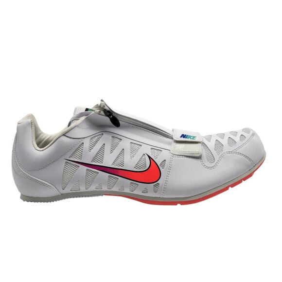 Nike Zoom LJ Long Jump 4 Track &‎ Field Spikes White  415339 101 Size 15 - Picture 1 of 8